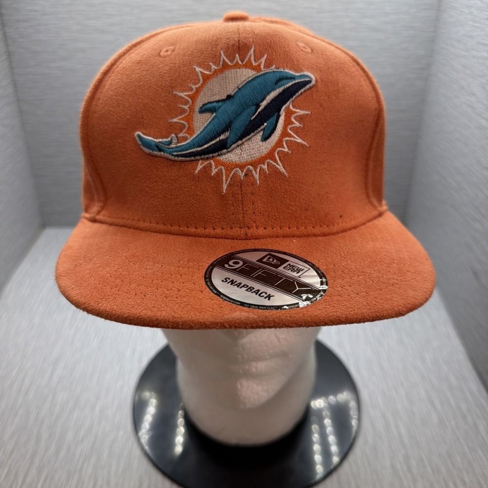 Miami Dolphins New‎ Era 9FIFTY Snapback Hat Orange NFL Football Cap Adult